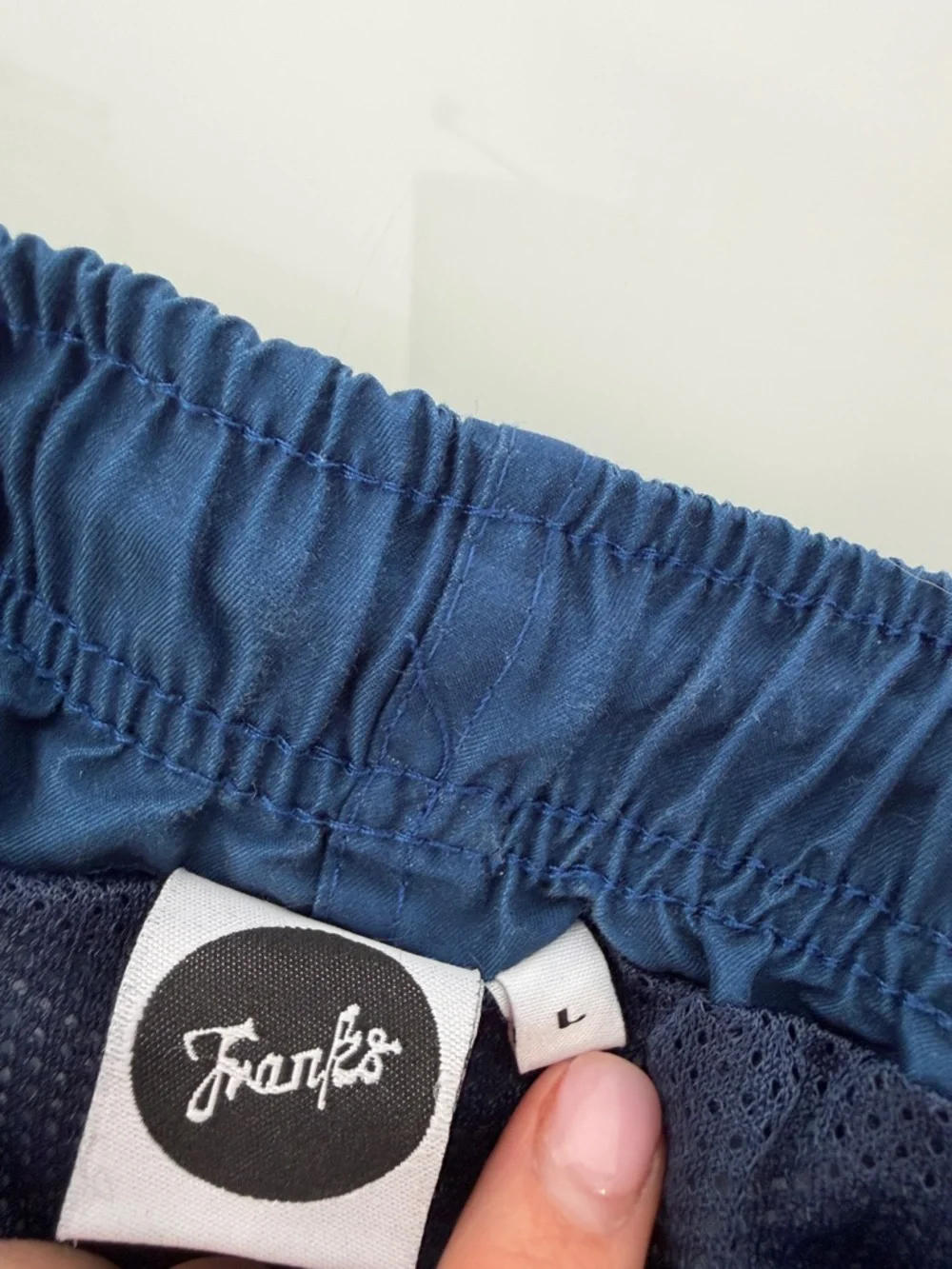 Franks Flamingo Print swim trunks with Pink Drawstring L - Picture 5 of 5